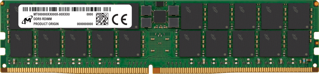 Micron DDR5 4800MHz Server RAM RDIMM CL40 PC5-38400 ECC RAM 32GB 64GB 96GB Micron DDR5 4800MHz Server RAM RDIMM CL40 PC5-38400 ECC RAM 32GB 64GB 96GB